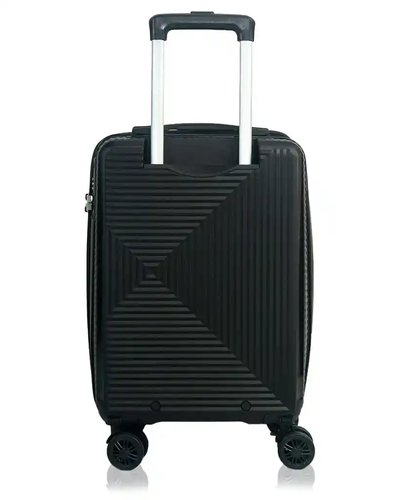 Maleta Pequeña Cristal 18" Negro
