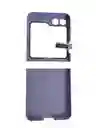 Estuche Para Samsung Galaxy Z Flip 6 Acrilico + Glass Lila