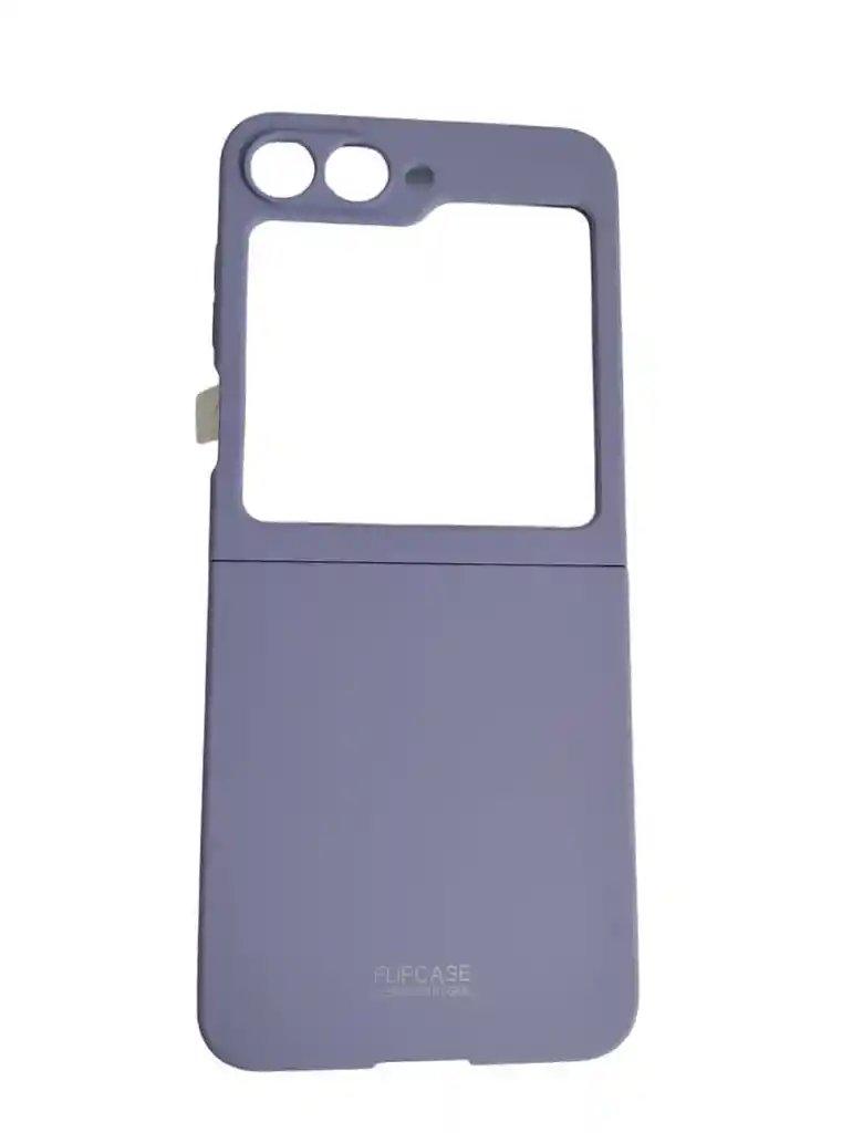 Estuche Para Samsung Galaxy Z Flip 6 Acrilico + Glass Lila