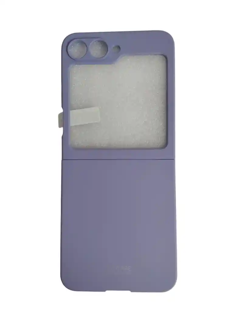 Estuche Para Samsung Galaxy Z Flip 6 Acrilico + Glass Lila