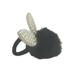 Bamba Diseño Pompon Color Negro Con Orejitas