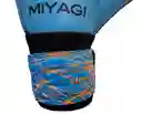 Guantes De Fútbol Talla: 4 Miyagi Ultra, Antifracturante/ Azul-naranja-mg012