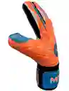 Guantes De Fútbol Talla: 4 Miyagi Ultra, Antifracturante/ Azul-naranja-mg012