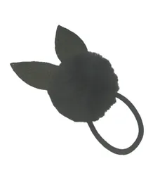 Bamba Diseño Pompon Color Negro Con Orejitas