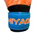 Guantes De Fútbol Talla: 9 Miyagi Ultra, Antifracturante/ Azul-naranja-mg012