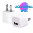 Cubo Adaptador Usb 5w Para Iphone