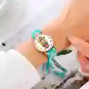 Reloj Virgen Guadalupe Dorado Tejido Artesanal + Estuche