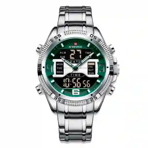 Reloj Naviforce Original Nf 9201 Acero Inoxidable + Estuche