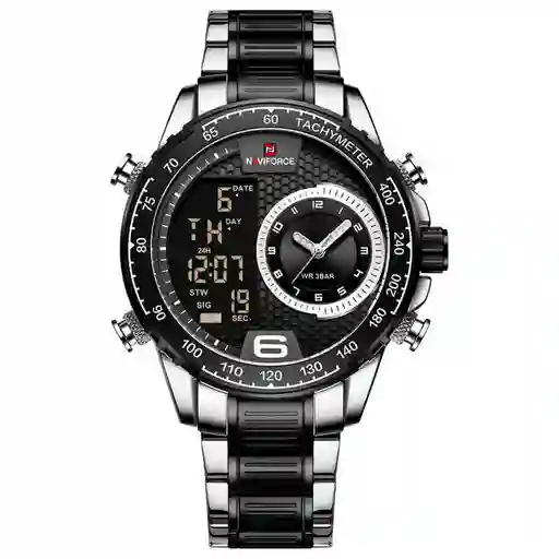 Reloj Naviforce Original Nf 9199 Acero Inoxidable + Estuche