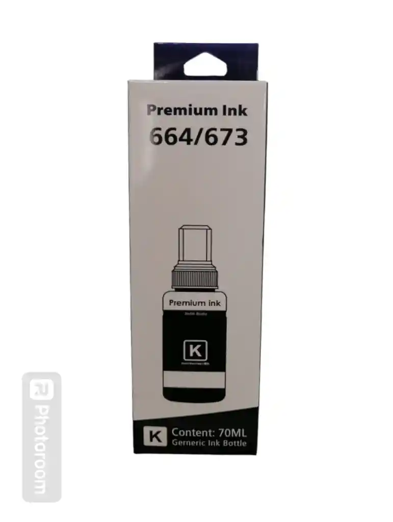 Tinta 664 Epson Genérica Negra Para Impresora L120, L200, L210, L355