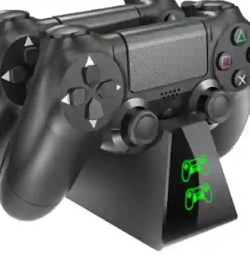 Cargador Dual Para Controles Ps4 Con Indicador De Carga