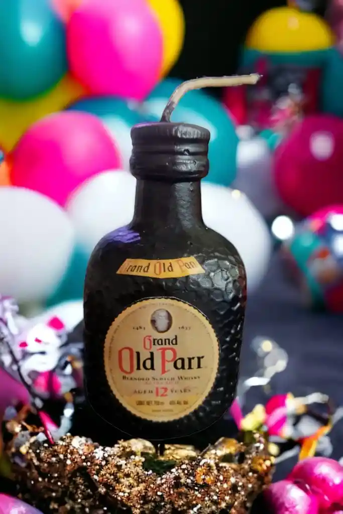 Vela De Cumpleaños Botella Old Parr X Unidad