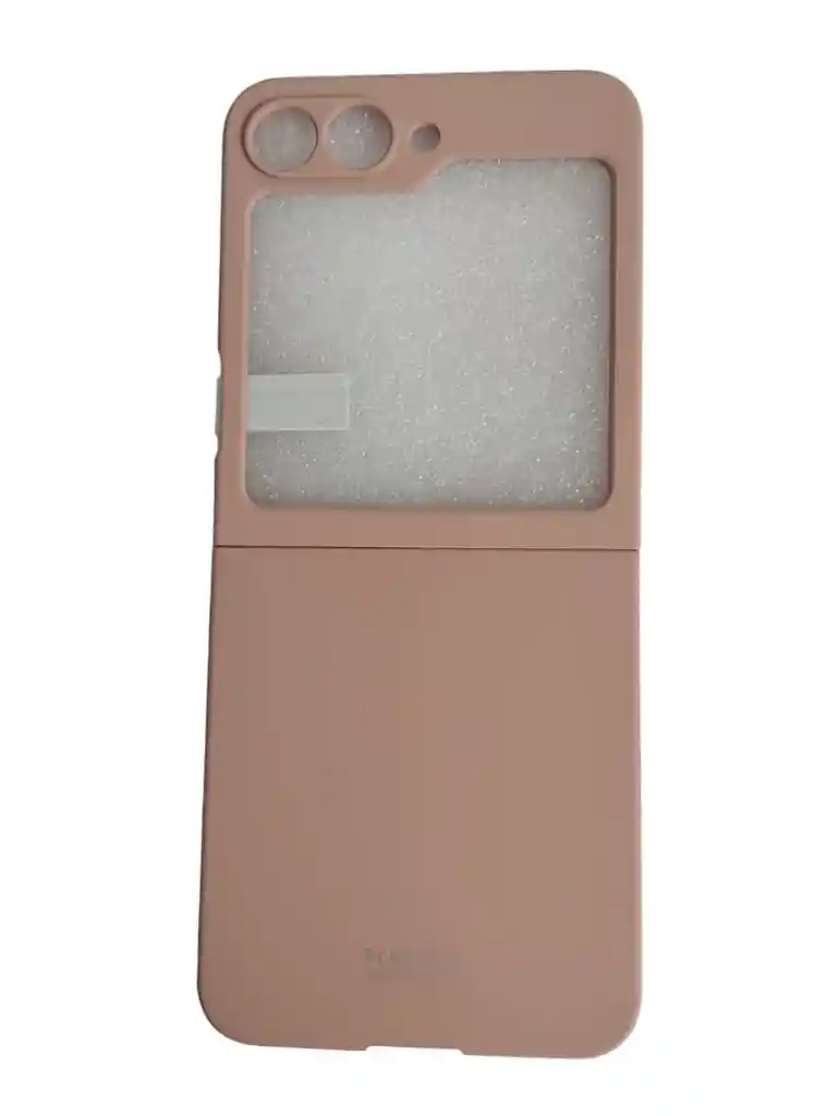 Estuche Para Samsung Galaxy Z Flip 6 Acrilico + Glass Rosado