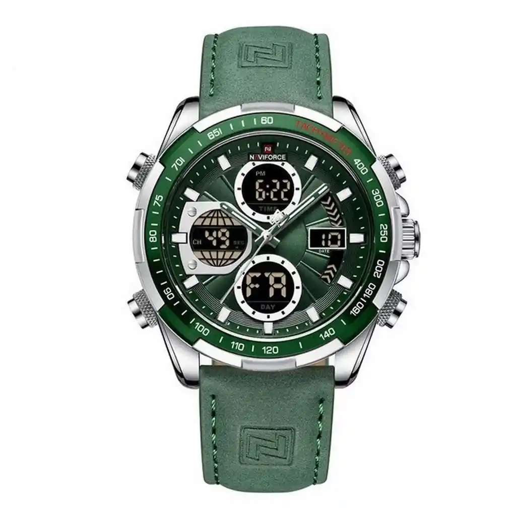 Reloj Naviforce Original Nf 9197 Casual Cuero + Estuche