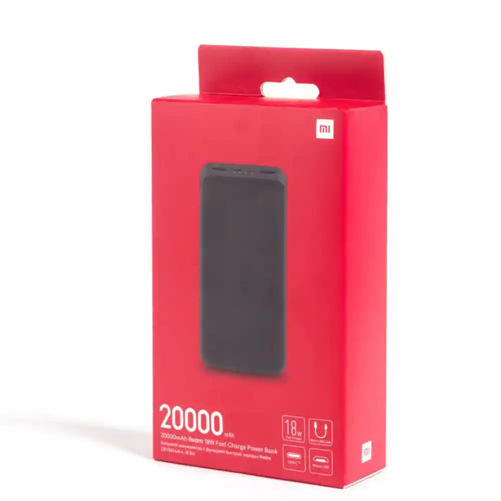 Redmi Power Bank 20.000 Mah 18w Negra