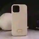 Funda Iphone 14 Beige Cristal Glitter