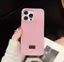 Funda Iphone 15 Pro Rosa Cristal Glitter