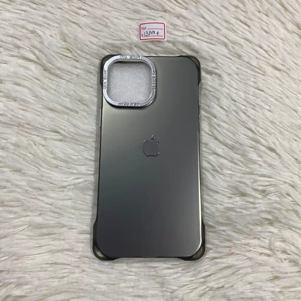 Forro Iphone 13 Pro Max / Diseño Tornasol Gris