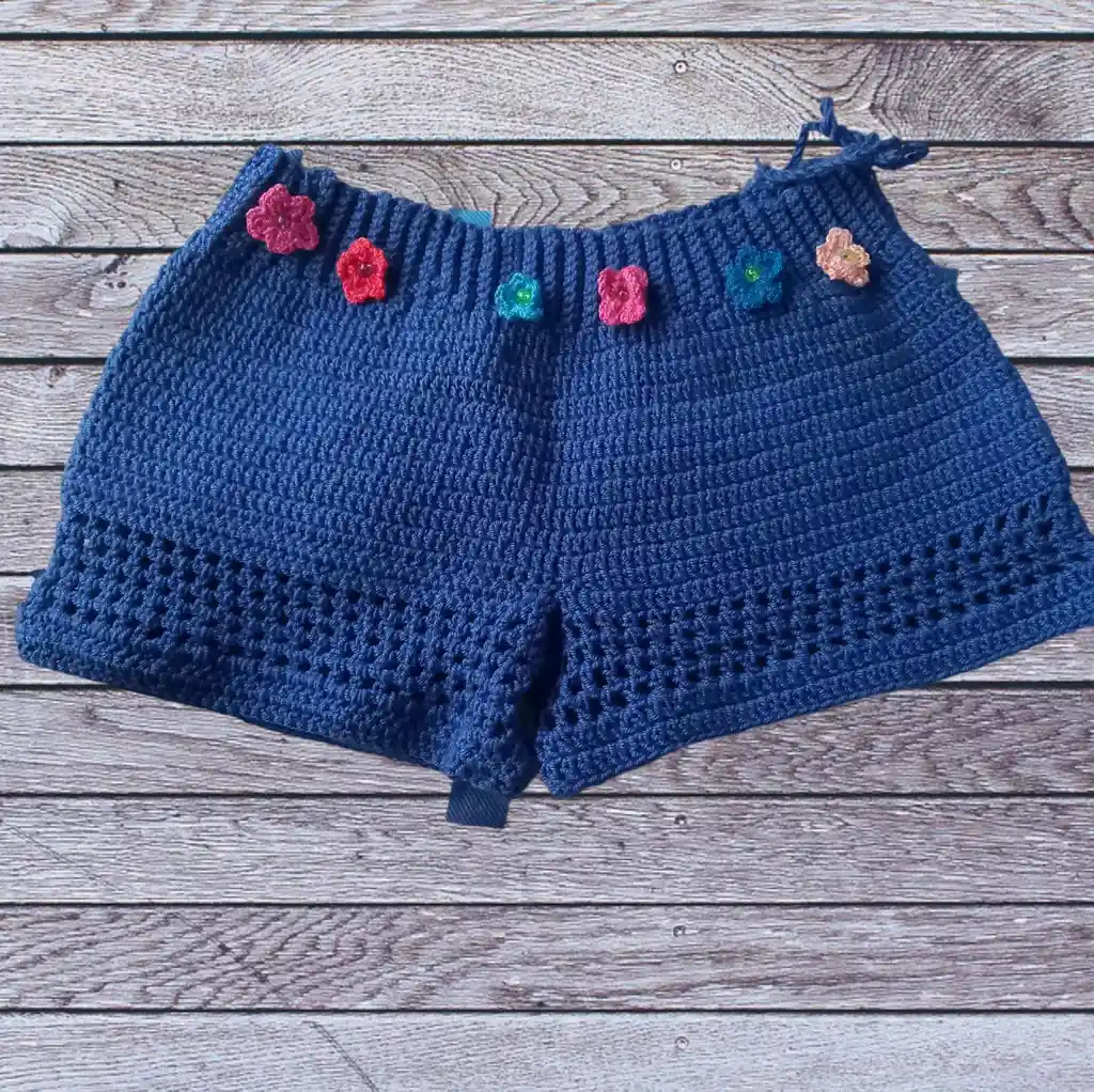 Tejido Short Para Niña Crochet