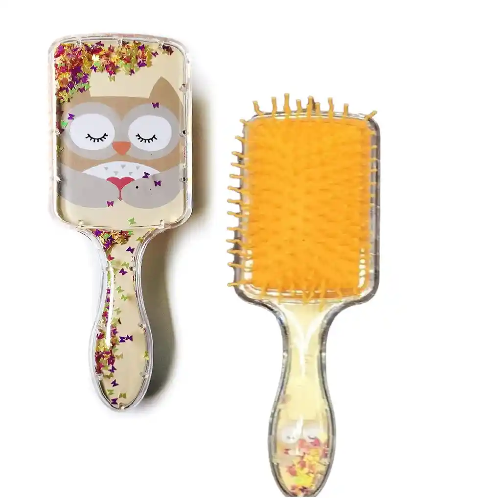 Cepillo De Pelo Desenredante Con Forma De Dibujos Animados, Peine De Masaje Antiestático Para Mujeres Y Hombres, Pelo Largo O Corto