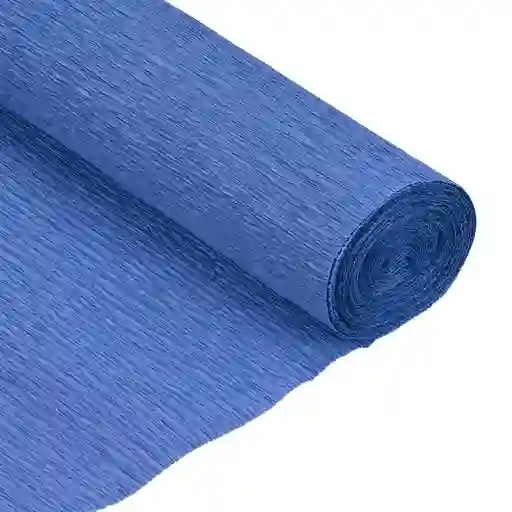 Papel Crepe Pliego Color Azul Rey