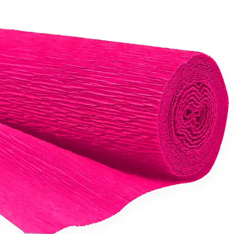 Papel Crepe Pliego Color Fucsia