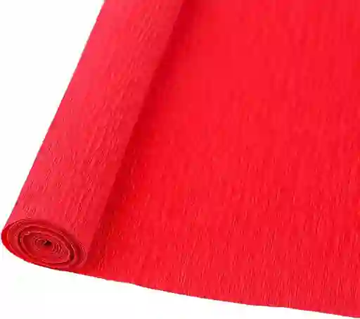 Papel Crepe Color Rojo Por Unidad, Tamaño: 51 X 76 Cm