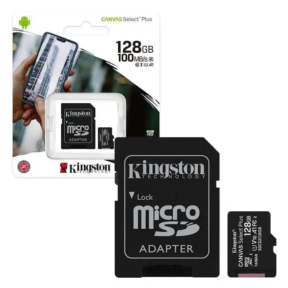 Micro Sd 128gb Kinston Clase 10