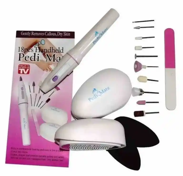 Kit Manicure Con Lima Electrica X12