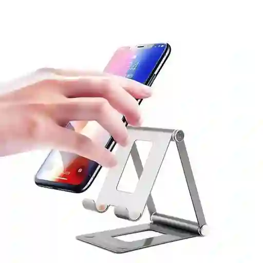 Soporte Para Celular O Tablet Base Metálica / Aluminio