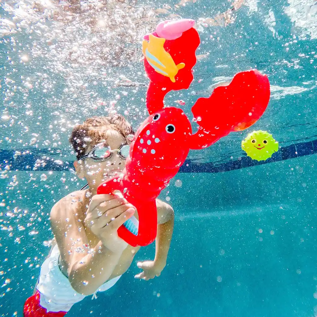 Juguete Para El Agua Langosta Atrapa Peces Para Niños Niñas