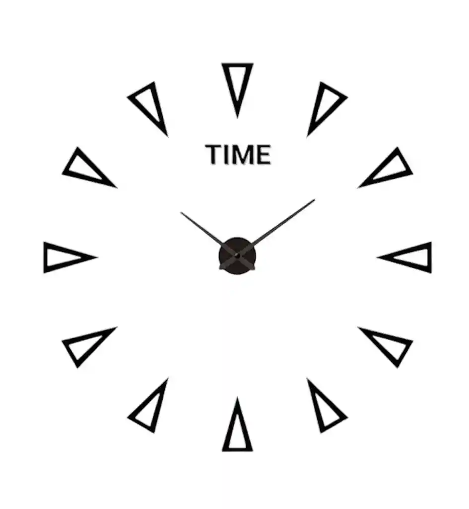 Reloj 3d Color Negro