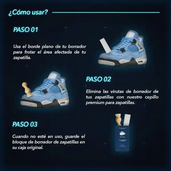 Kit De Gamuza Premium - Limpieza De Zapatillas