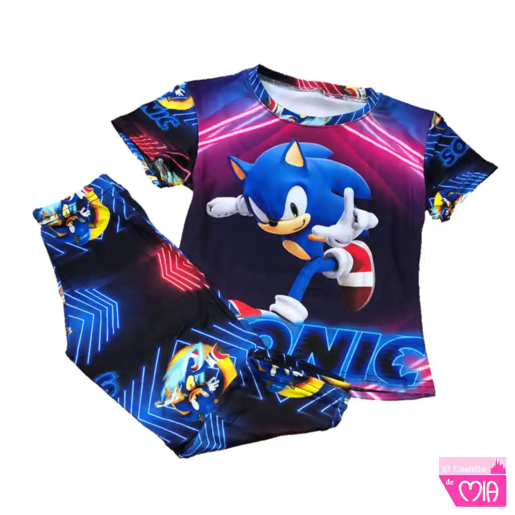 Pijama Sonic Talla 2