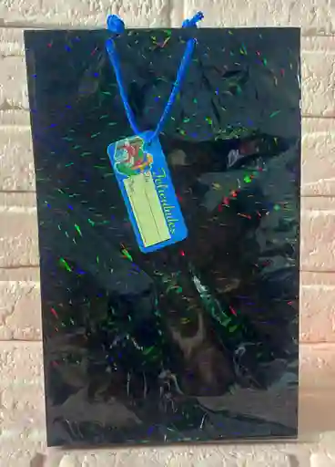 Bolsa Regalo Metalizada Holograma Talla Xm (( 27*17*6 )) Colores De Hombre