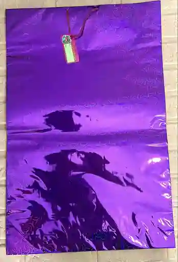Bolsa Regalo Metalizada Holograma Talla Gigante (( 61*41*9 )) Colores De Dama