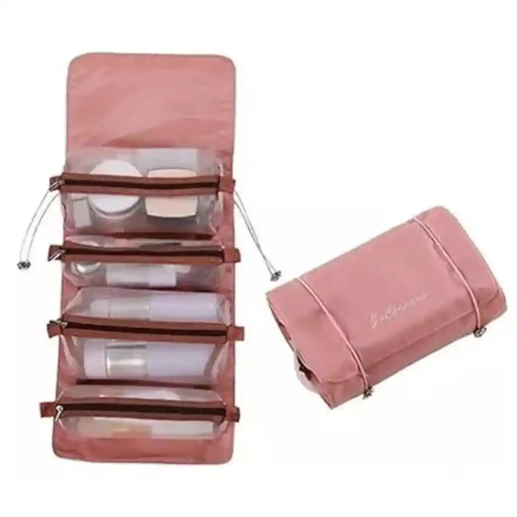 Cosmetiquera Desenrrollable Bolsa Maquillaje Viaje