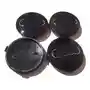 4 X Tapa Cubo Centro De Rin Negro Audi 60mm Ref 4b0601170