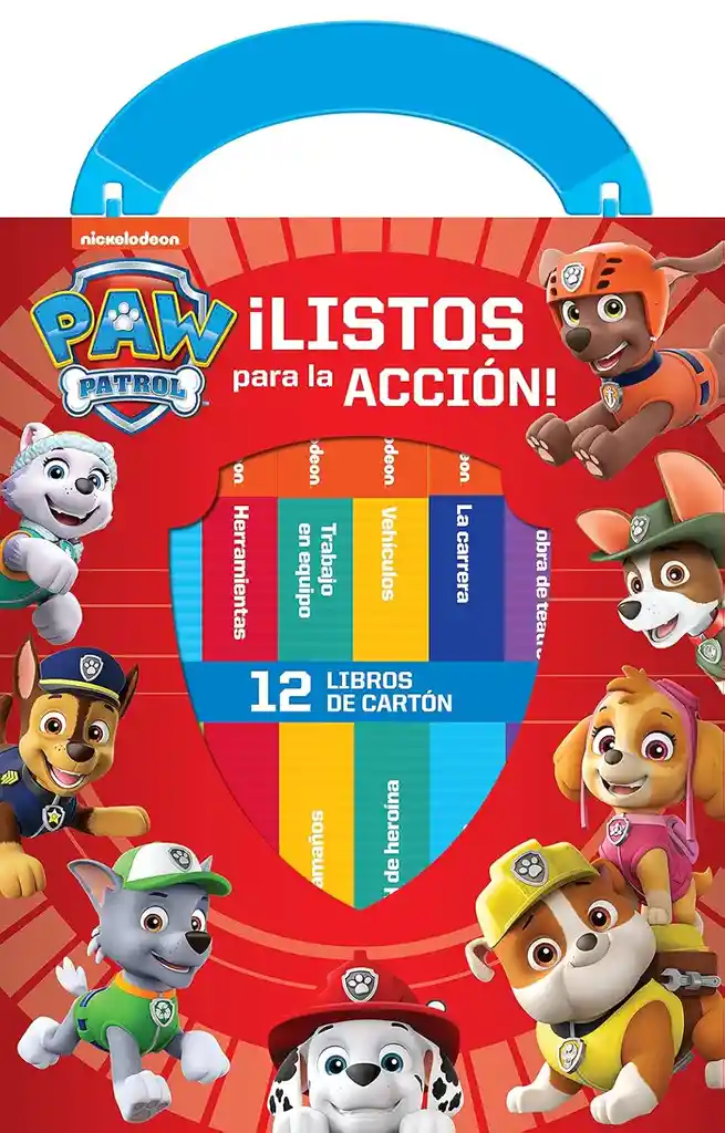 Libro Infantil Educativo Paw Patrol 12 En 1 Para Niño