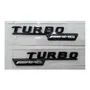 Emblema Mercedes Turbo Amg Lateral Costado Negro X2 Unidades