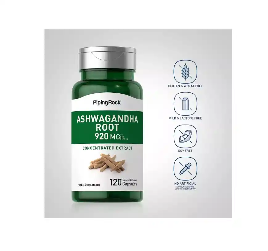 Ashwagandha Root 920 Mg Por 120 Capsulas