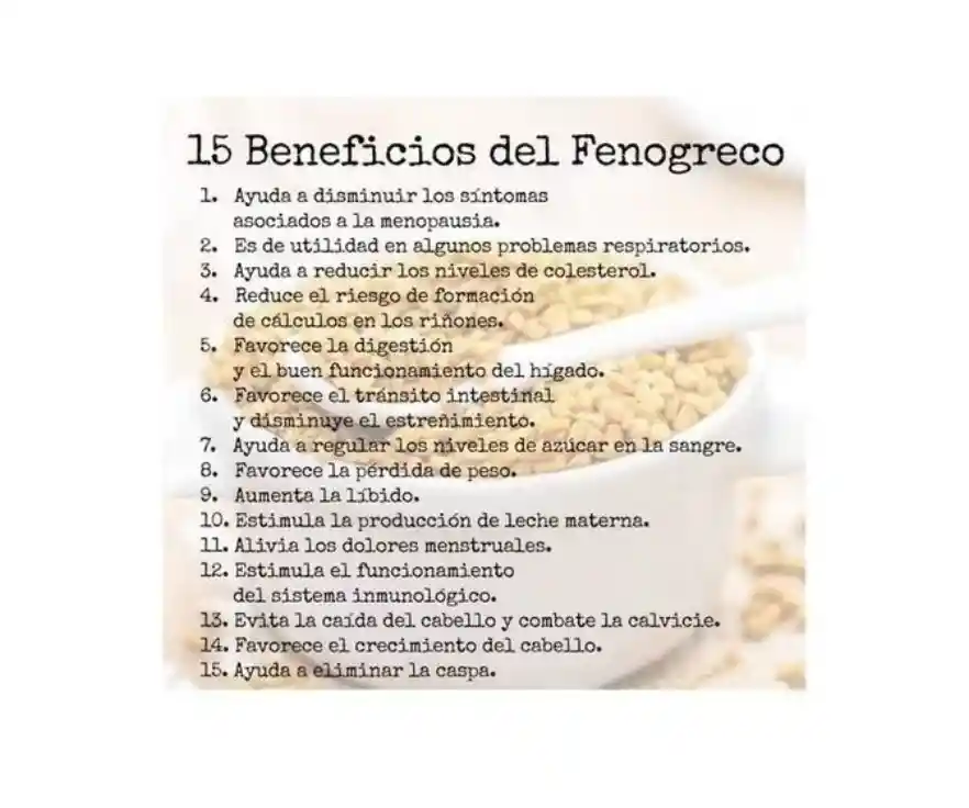 Fenogreco Fenugreek 2000 Mg Por 100 Capsulas