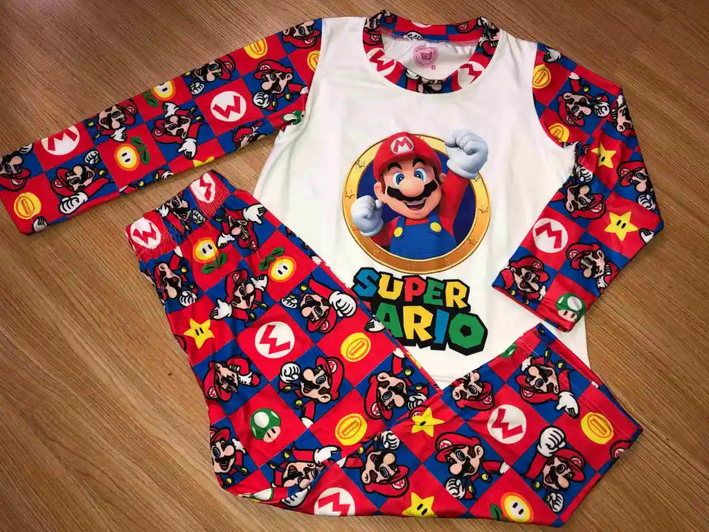 Pijama Niño Mario Bros Talla 4