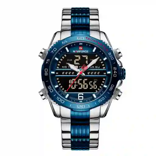 Reloj Naviforce Original Nf 9195 Acero Inoxidable + Estuche