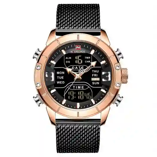 Reloj Naviforce Original Nf 9153 Acero Inoxidable + Estuche