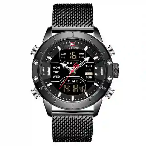 Reloj Naviforce Original Nf 9153 Acero Inoxidable + Estuche