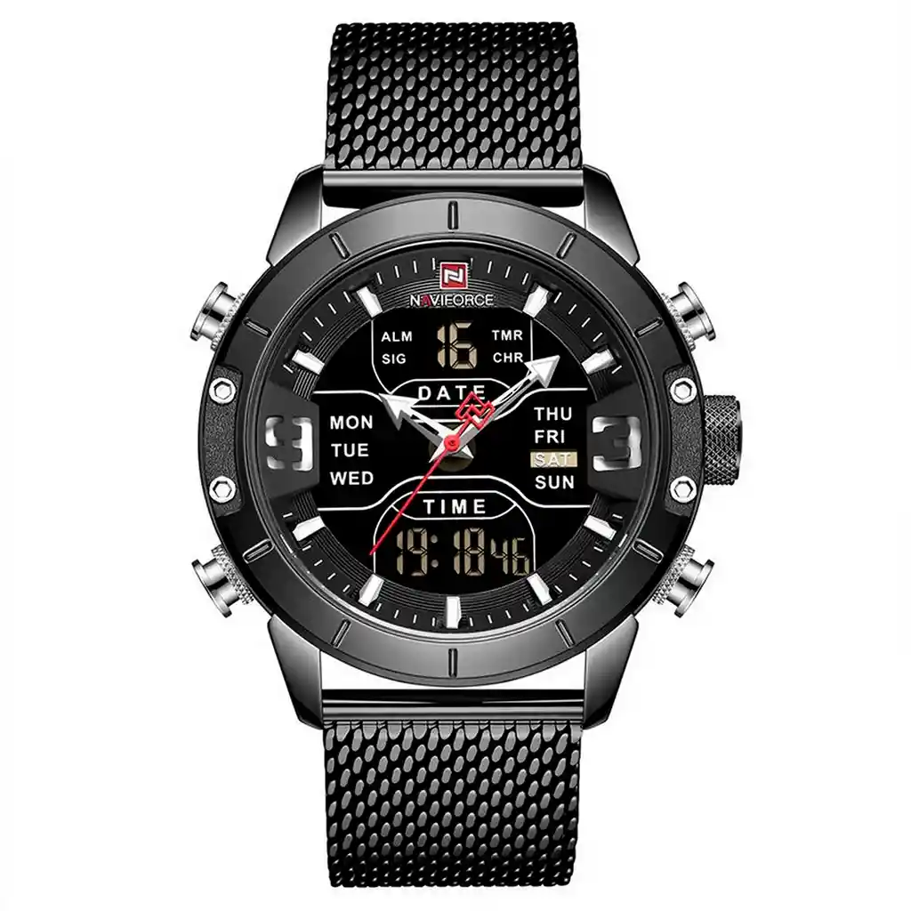 Reloj Naviforce Original Nf 9153 Acero Inoxidable + Estuche