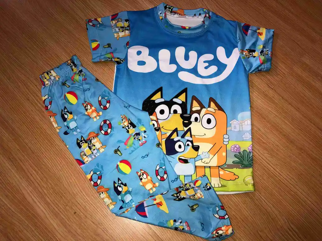 Pijama Niño Bluey Talla 4