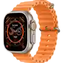 Reloj Inteligente T800 Ultra Smartwatch Smartwatch T800 Ultra Doble Correa +cargador Samsung 25w Carga Rápida Naranja +