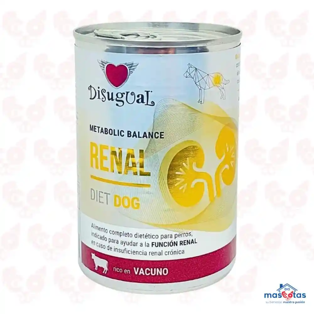 Lata Disugual Dog Renal Carne 400g